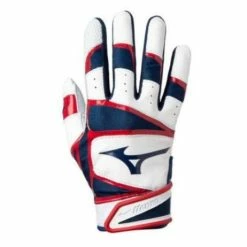 Mizuno B-303 Batting Gloves/Navy/Red