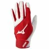 Mizuno Youth MVP Batting Glove/White/Red -All Gloves Elegant store 330424 0010r 6bf4316b 837e 4fa3 ae4a 0ddfa1bd64f8