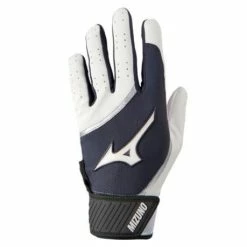Mizuno MVP Batting Glove/White/Grey