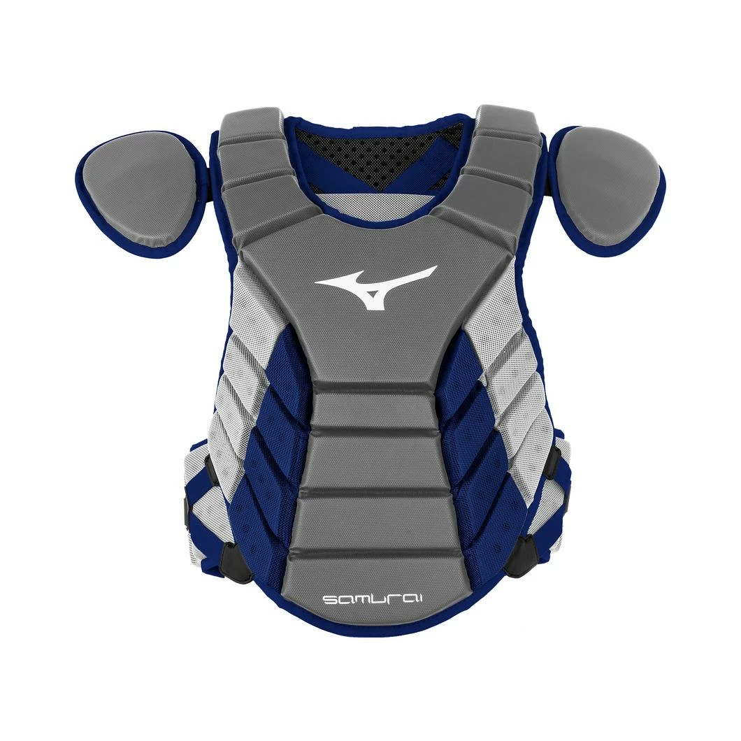 Mizuno SAMURAI Adult Catchers Set Grey/Navy 5 Mizuno SAMURAI Adult Catchers Set Grey/Navy - Image 3