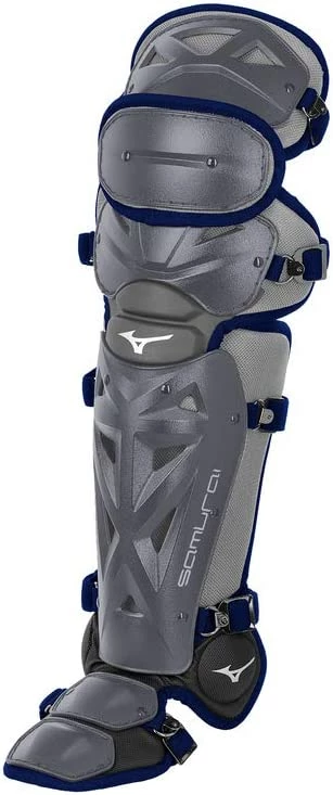 Mizuno SAMURAI Adult Catchers Set Grey/Navy 6 Mizuno SAMURAI Adult Catchers Set Grey/Navy - Image 4