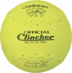 Rawlings DeBEER 16in Yellow Clincher Softball || DOZEN