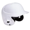 Mizuno MVP Series Solid Batting Helmet - Two Sizes - White -All Gloves Elegant store MizunoMVPSeriesSolidBattingHelmet 380434 White Base2BaseSports