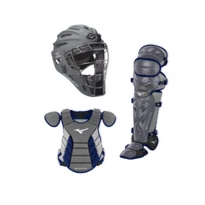 Mizuno SAMURAI Adult Catchers Set Grey/Navy