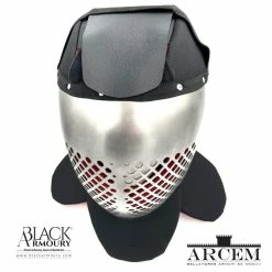 Black Armoury Casque Grille - ARCEM -All Gloves Elegant store casque grille arcem 3