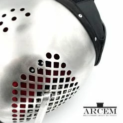 Black Armoury Casque Grille - ARCEM -All Gloves Elegant store casque grille arcem 5