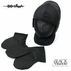 Black Armoury Couvre Masque Avec Gorgerin - DOHEMA -All Gloves Elegant store couvre masque avec gorgerin dohema 5