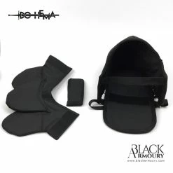 Black Armoury Couvre Masque Avec Gorgerin - DOHEMA -All Gloves Elegant store couvre masque avec gorgerin dohema 9