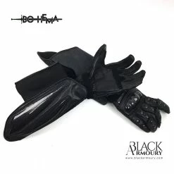 Black Armoury Gants Carbone - Long - DOHEMA -All Gloves Elegant store gants carbone long dohema 1