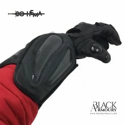 Black Armoury Gants Carbone - Long - DOHEMA -All Gloves Elegant store gants carbone long dohema 4