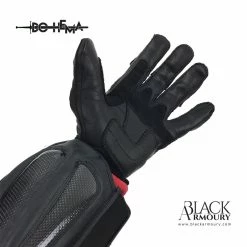 Black Armoury Gants Carbone - Long - DOHEMA -All Gloves Elegant store gants carbone long dohema 5