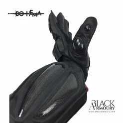 Black Armoury Gants Carbone - Long - DOHEMA -All Gloves Elegant store gants carbone long dohema 7