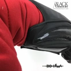 Black Armoury Gants Carbone - Long - DOHEMA -All Gloves Elegant store gants carbone long dohema 8