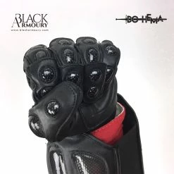 Black Armoury Gants Carbone - Long - DOHEMA -All Gloves Elegant store gants carbone long dohema 9