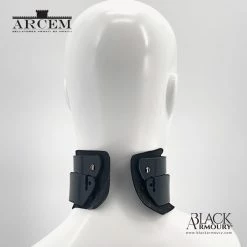 Black Armoury Gorgerin ARCEM Articulé -All Gloves Elegant store gorgerin arcem articule 2