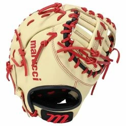 Marucci Oxbow 12.75" Baseball First Base Mitt - 2023 Model -All Gloves Elegant store marucci baseball glove oxbow first base mitt 1275 23 inset2