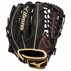 Mizuno MVP Prime 12.75" Baseball Glove - Black/Cherry - 2022 Model -All Gloves Elegant store mizuno baseball glove mvp prime bkchry 1275 22 inset1
