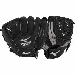 Mizuno Prospect Series PowerClose 11" Youth Baseball Glove - Black/Smoke - 2019 Model