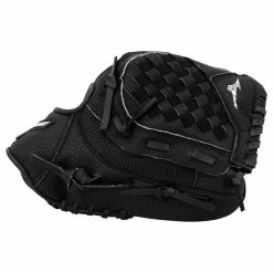 Mizuno Prospect Series PowerClose 10.5" Youth Baseball Glove - Black - 2019 Model -All Gloves Elegant store mizuno baseball glove prospect series powerclose 105 2019 inset3
