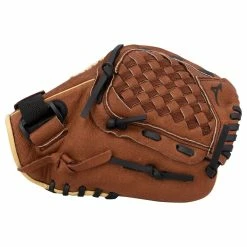 Mizuno Prospect Series PowerClose 11" Youth Baseball Glove - Chestnut Brown - 2019 Model -All Gloves Elegant store mizuno baseball glove prospect series powerclose 11 2019 inset3