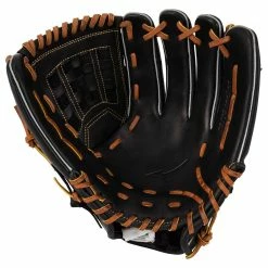 Mizuno Select 9 12" Baseball Glove - Black/Brown -All Gloves Elegant store mizuno baseball glove select 9 12 inset1