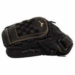Mizuno MVP Prime 13" Fastpitch Softball Glove - Black/Brown - 2019 Model -All Gloves Elegant store mizuno fastpitch softball gloves mvp prime 13 2019 inset3