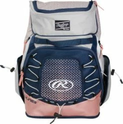 Rawlings R800 Backpack -All Gloves Elegant store r800 rose gold front