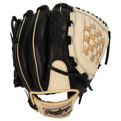 Rawlings Heart Of The Hide PRO206 12" Baseball Glove - Black/Brown - 2022 Model -All Gloves Elegant store rawlings baseball glove hoh pro206 12 blk brn inset1