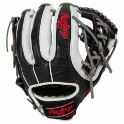 Rawlings Heart Of The Hide PRO314-32BW 11.5" Baseball Glove - 2023 Model -All Gloves Elegant store rawlings baseball glove hoh pro314 32bw 115 inset2