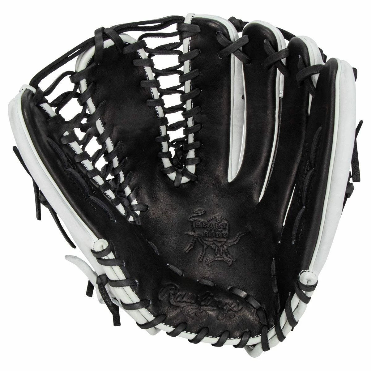 Rawlings Heart Of The Hide PROMT27 12.75" Baseball Glove - White/Black - 2022 Model 4 Rawlings Heart Of The Hide PROMT27 12.75" Baseball Glove - White/Black - 2022 Model - Image 2