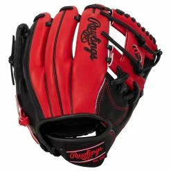 Rawlings Heart Of The Hide PRONP4 11.5" Baseball Glove - 2021 Model -All Gloves Elegant store rawlings baseball glove hoh pronp4 115 red blk inset2 1