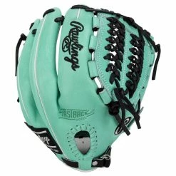 Rawlings Pro Preferred PROS206F 12" Baseball Glove- Mint/Black- 2021 Model -All Gloves Elegant store rawlings baseball glove pro pref pros206f 12 mnt blk inset1