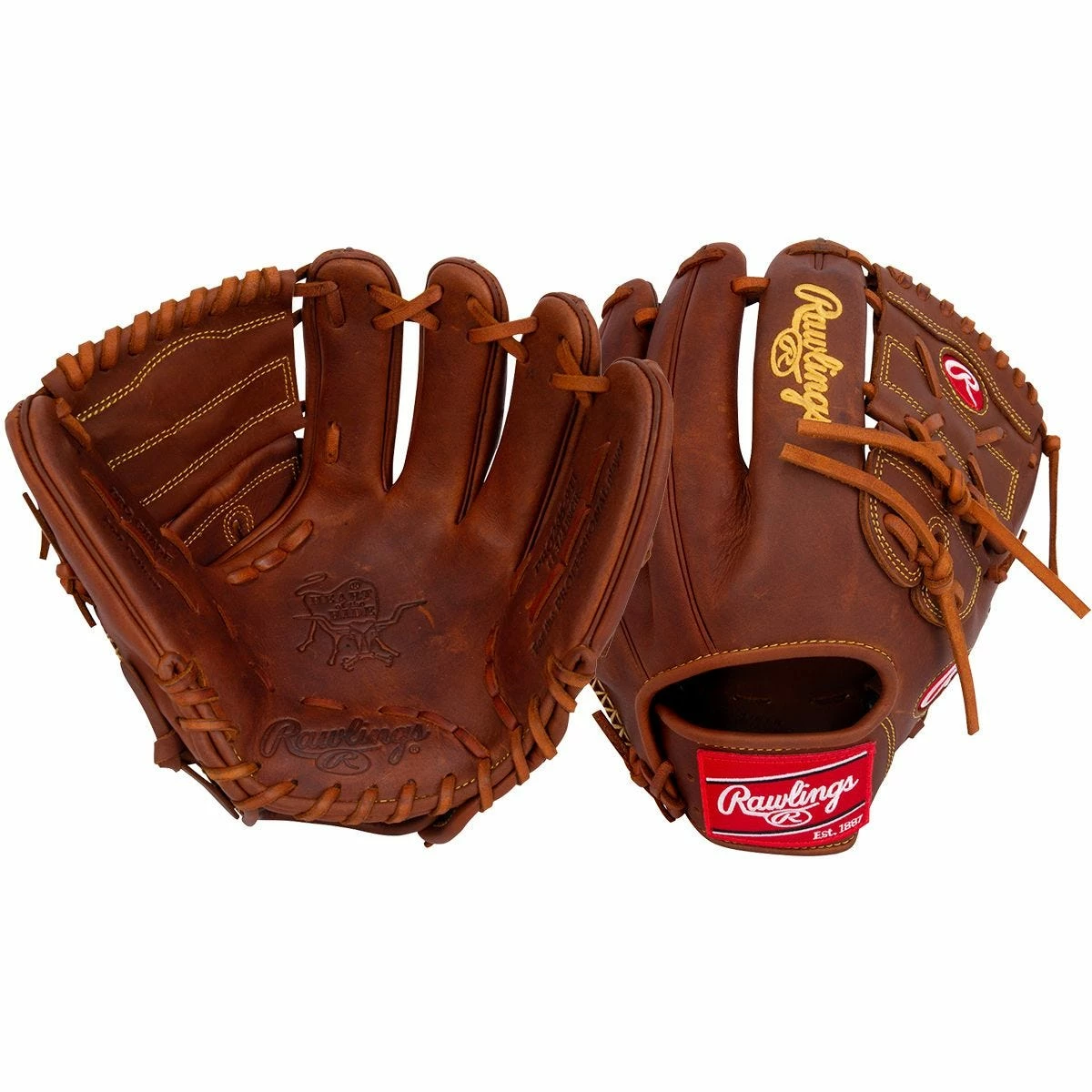 Rawlings Heart Of The Hide PRO205-9TI 11.75" Baseball Glove 3 Rawlings Heart Of The Hide PRO205-9TI 11.75" Baseball Glove