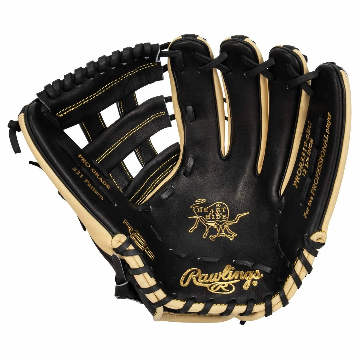 Rawlings Heart Of The Hide R2G Series PROR3319-6BC 12.75" Baseball Glove 4 Rawlings Heart Of The Hide R2G Series PROR3319-6BC 12.75" Baseball Glove - Image 2