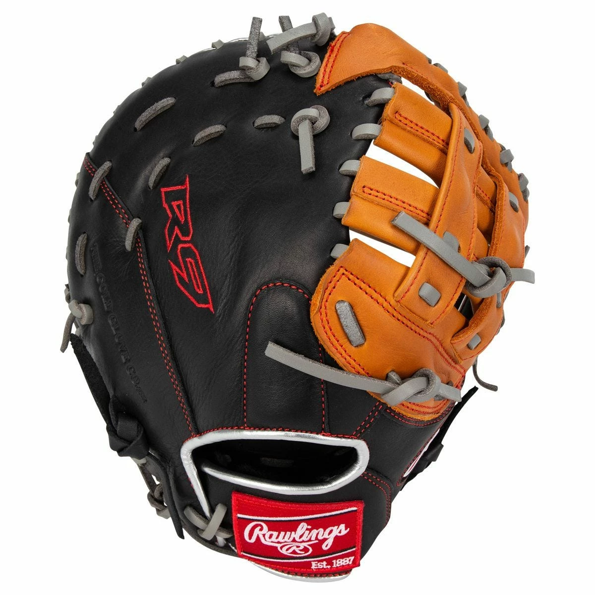 Rawlings R9 Series 12" First Base Mitt - 2023 Model 5 Rawlings R9 Series 12" First Base Mitt - 2023 Model - Image 3