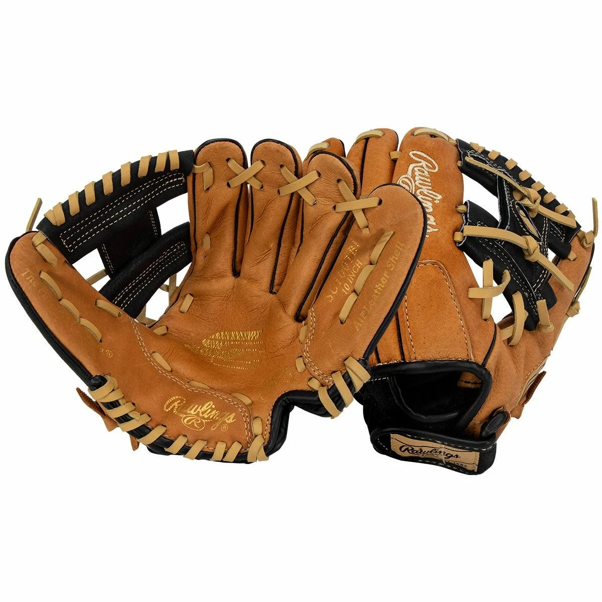 Rawlings Sure Catch SC100TBI 10" Baseball Glove - 2022 Model 3 Rawlings Sure Catch SC100TBI 10" Baseball Glove - 2022 Model
