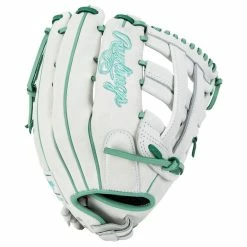 Rawlings Liberty Advanced RLA1275SB-6WM 12.75" Fastpitch Softball Glove- White/Mint - 2022 Model -All Gloves Elegant store rawlings fastpitch softball glove liberty adv rla1275 6wm 1275 inset1