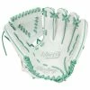 Rawlings Liberty Advanced RLA715SB-31WM 11.75" Fastpitch Softball Glove - White/Mint- 2022 Model -All Gloves Elegant store rawlings fastpitch softball glove liberty adv rla715sb 31wm 1175
