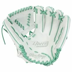Rawlings Liberty Advanced RLA715SB-31WM 11.75" Fastpitch Softball Glove - White/Mint- 2022 Model