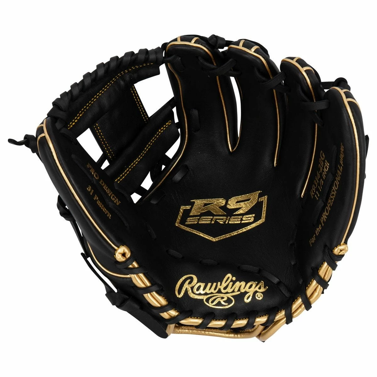 Rawlings R9 Series 11.5" I-Web Narrow Fit Baseball Glove - 2021 Model 4 Rawlings R9 Series 11.5" I-Web Narrow Fit Baseball Glove - 2021 Model - Image 2