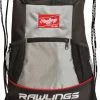 Rawlings Player's Draw String Bag Black/Silver -All Gloves Elegant store size 377x500 helper 1441775163
