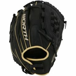 Worth Century C117BC 11.75" Adult Fastpitch Softball Glove 7 Worth Century C117BC 11.75" Adult Fastpitch Softball Glove -All Gloves Elegant store worth softball gloves c117bc century basket fastpitch adult inset5 1